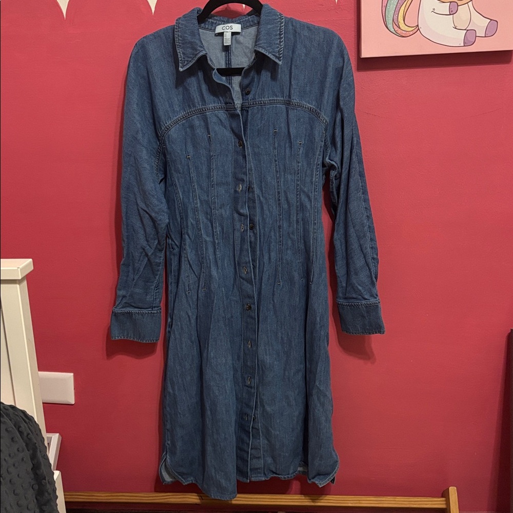 COS Beautiful Denim Dress size 8